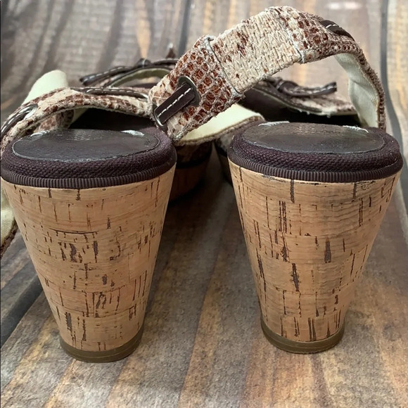 SPERRY snake skin print wedges size 9.5 - Picture 4 of 7